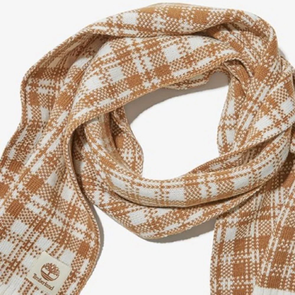 NWT TIMBERLAND BUFFALO PLAID SCARF WINTER WARM & COZY DESIGNER SCARF $60 GIFT